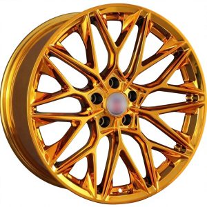 დისკები ოქროს ალუმინის შენადნობი მსუბუქი ყალბი