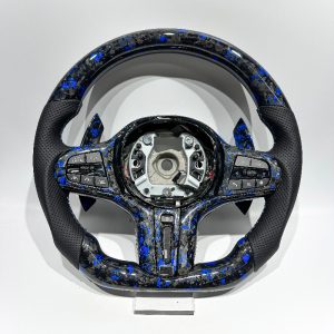 ნატურალური ტყავის სპორტული საჭე