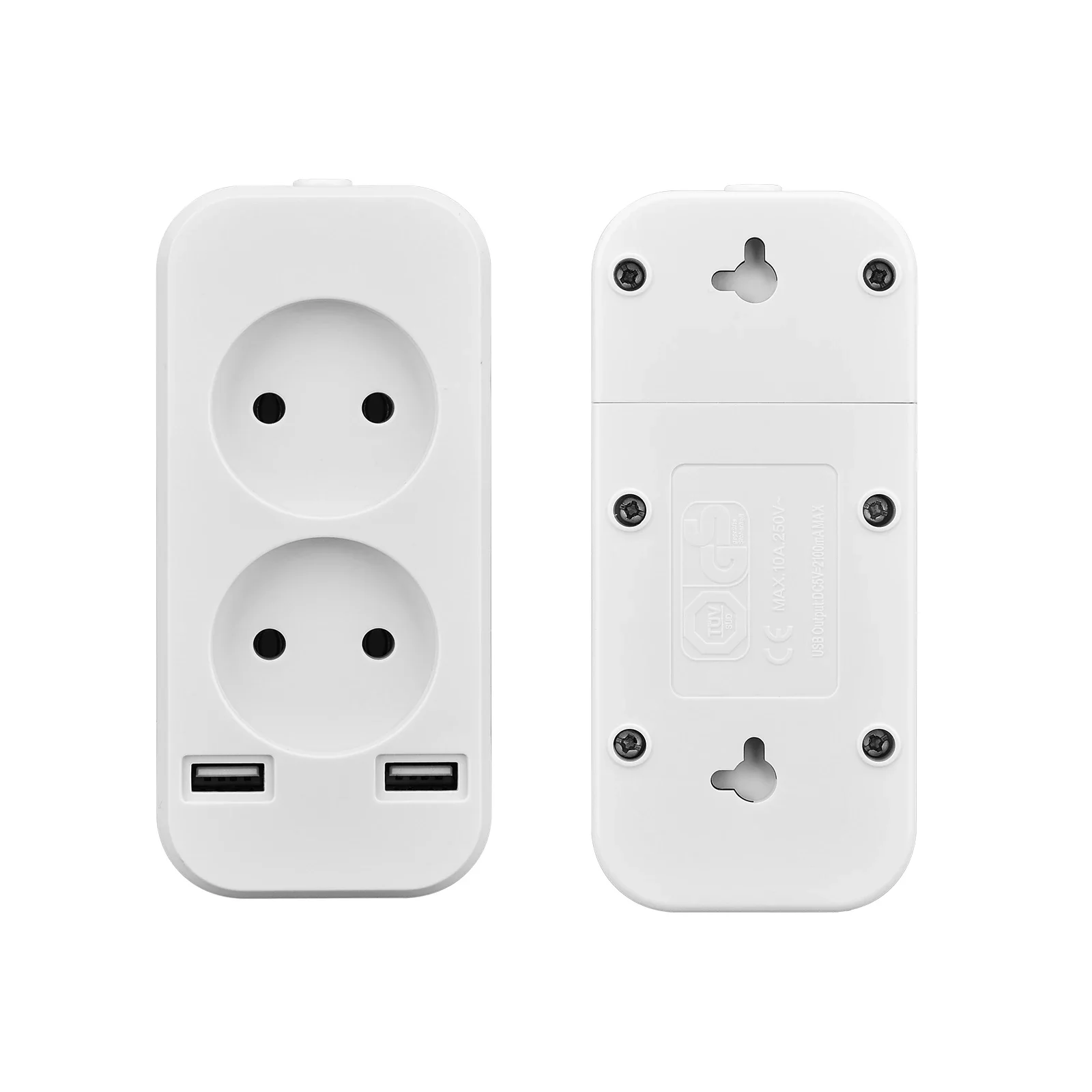 USB extension Socket charger Double USB Port 5V 2A Usb outlet high quality usb outlet FZ-01-01
