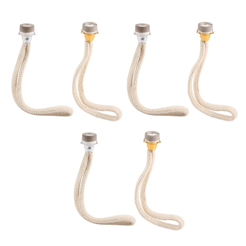 6Pcs Catalytic Wick Replacement Oil Lamp Wick Replacement Wick Catalytic Air Control Catalytic Burner Lamps Wick