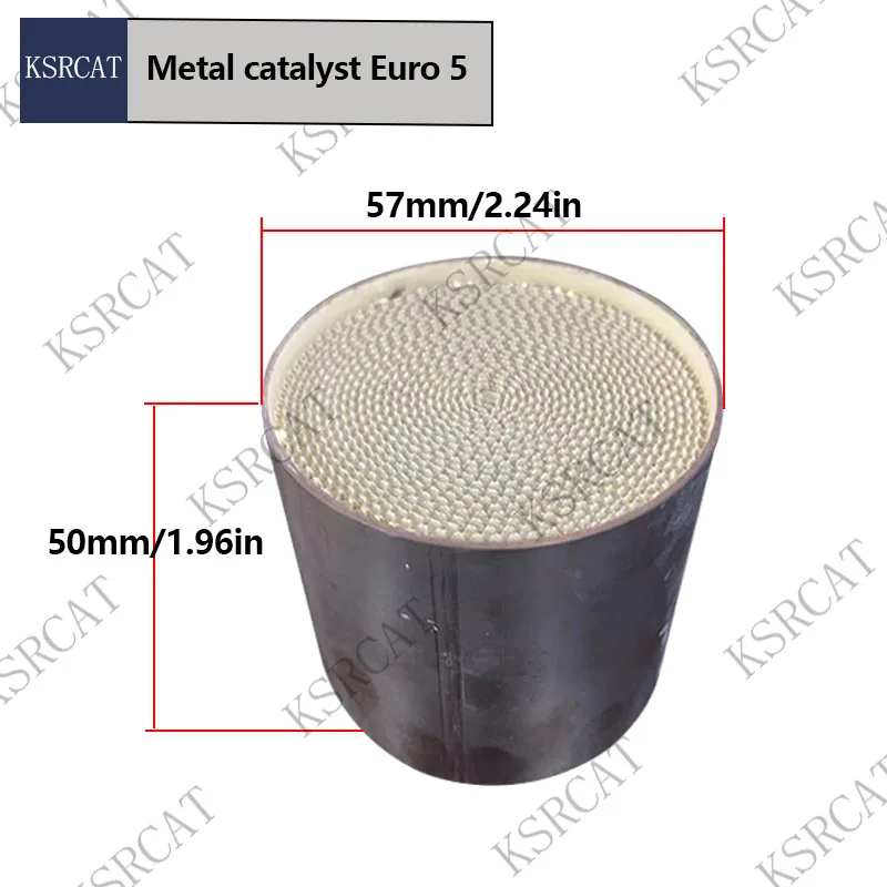 Euro 5 57*50mm Universal Three-Way Catalytic Catalyst Exhaust Muffler  Catalytic Converters