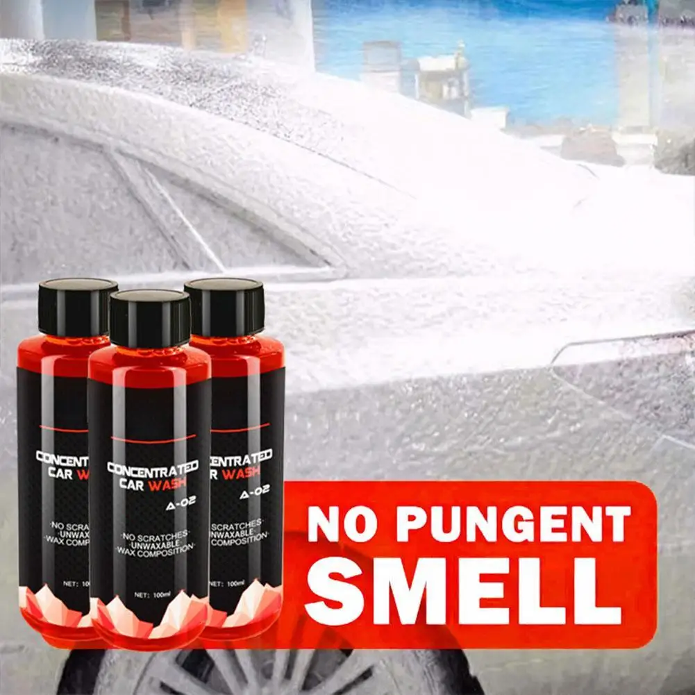 Ultra Concentrated Car Wash Solution Shampoo Detailing Maintenance Wash Foam Accessories Multifunctional Cleaner  ﻿