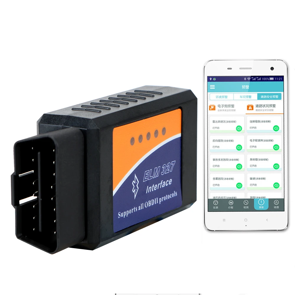 OBD2 კოდების წამკითხველი Bluetooth ELM327
