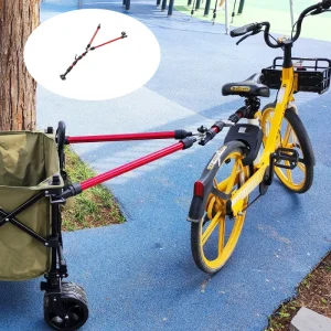 კემპინგის მანქანის შემაერთებელი ღერო ველოსიპედის შემაერთებელი ელექტრო მანქანის ბუქსირება გარე კემპინგის მანქანის ბუქსირება შემაერთებელი ნაწილის მისაბმელი