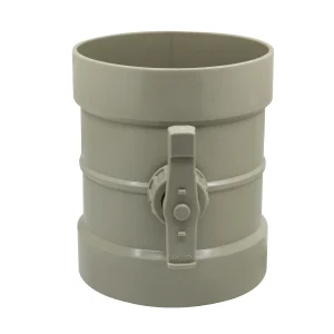 ვენტილაციის მილი HVAC სარქვლის ID 50-315 მმ ჰაერის დემპფერული სარქველი PVC ჰაერის მოცულობის